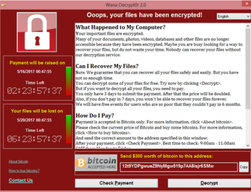 WannaCry Ransomware Utilizing NSA Exploits